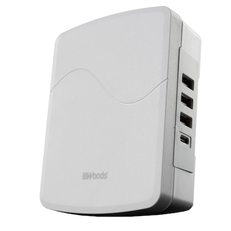 Southwire Outlet Tap, Surge, USB, 3 Outlet(s) White 41260